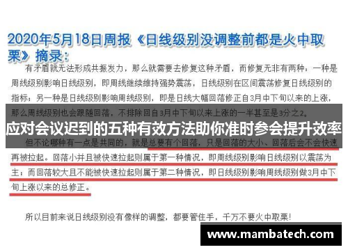 应对会议迟到的五种有效方法助你准时参会提升效率
